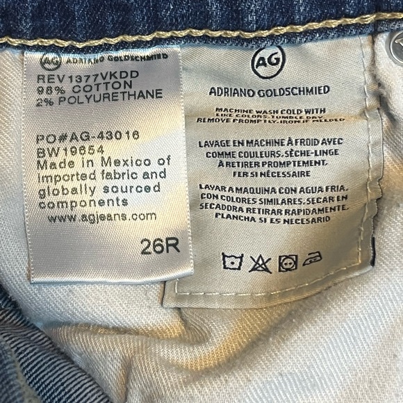 Anthropologie x AG The Stevie High-Rise Skinny Ankle Jeans - Size 29 Regular - Picture 7 of 8